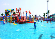 Budowa parku wodnego basenowego, sprzęt do zabaw wodnych na świeżym powietrzu dla dzieci